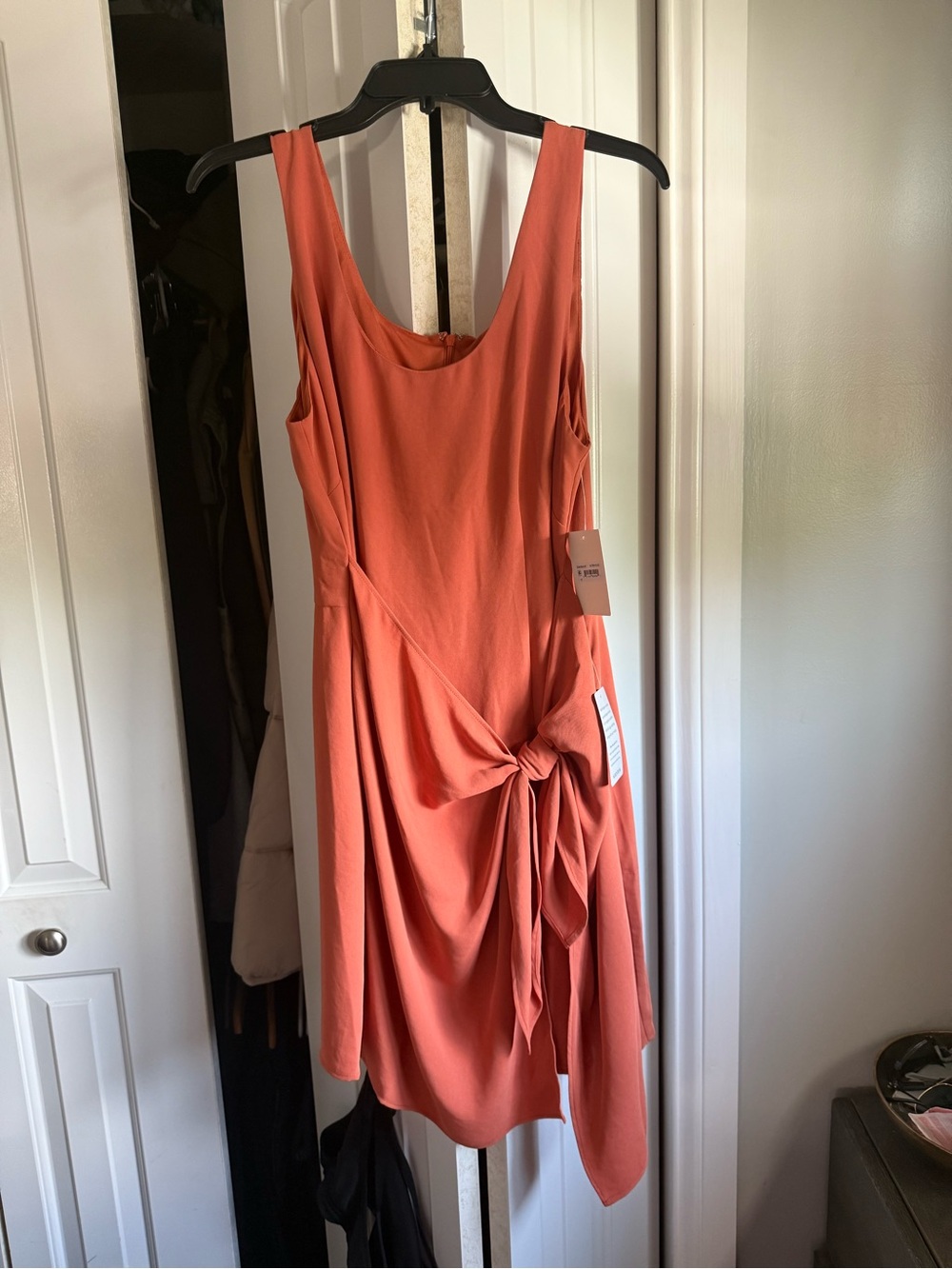 Donna Morgan Tie Front Tank Dress Size - 12